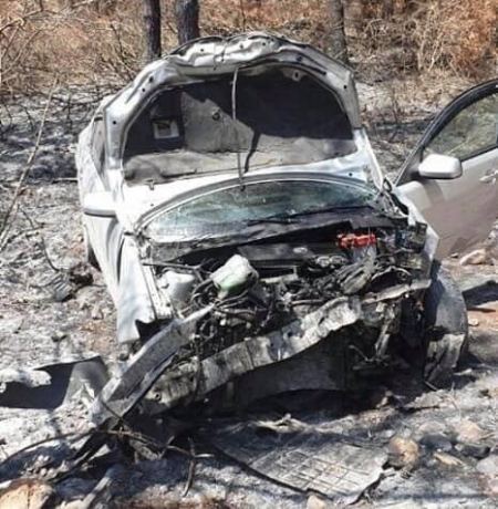 برطعة | اصابة سيدة وطفليها بحادث سير ذاتي على المدخل الشمالي